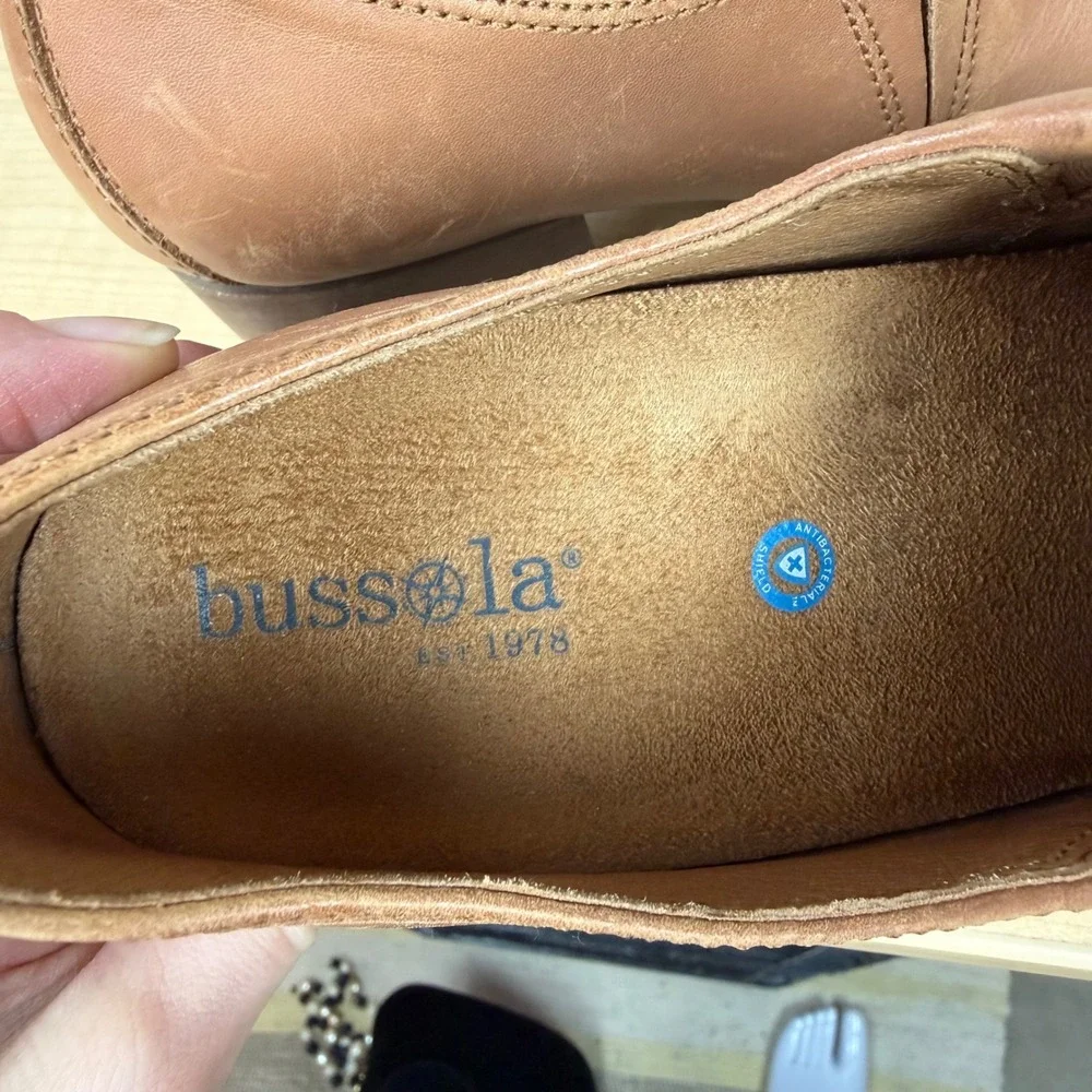 Bussola Alameda Abby Leather‎ Ankle Boots Slip on Women's size 37 (6-6.5)